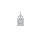 Eternal Arch Diamond Pendant White Gold Necklace