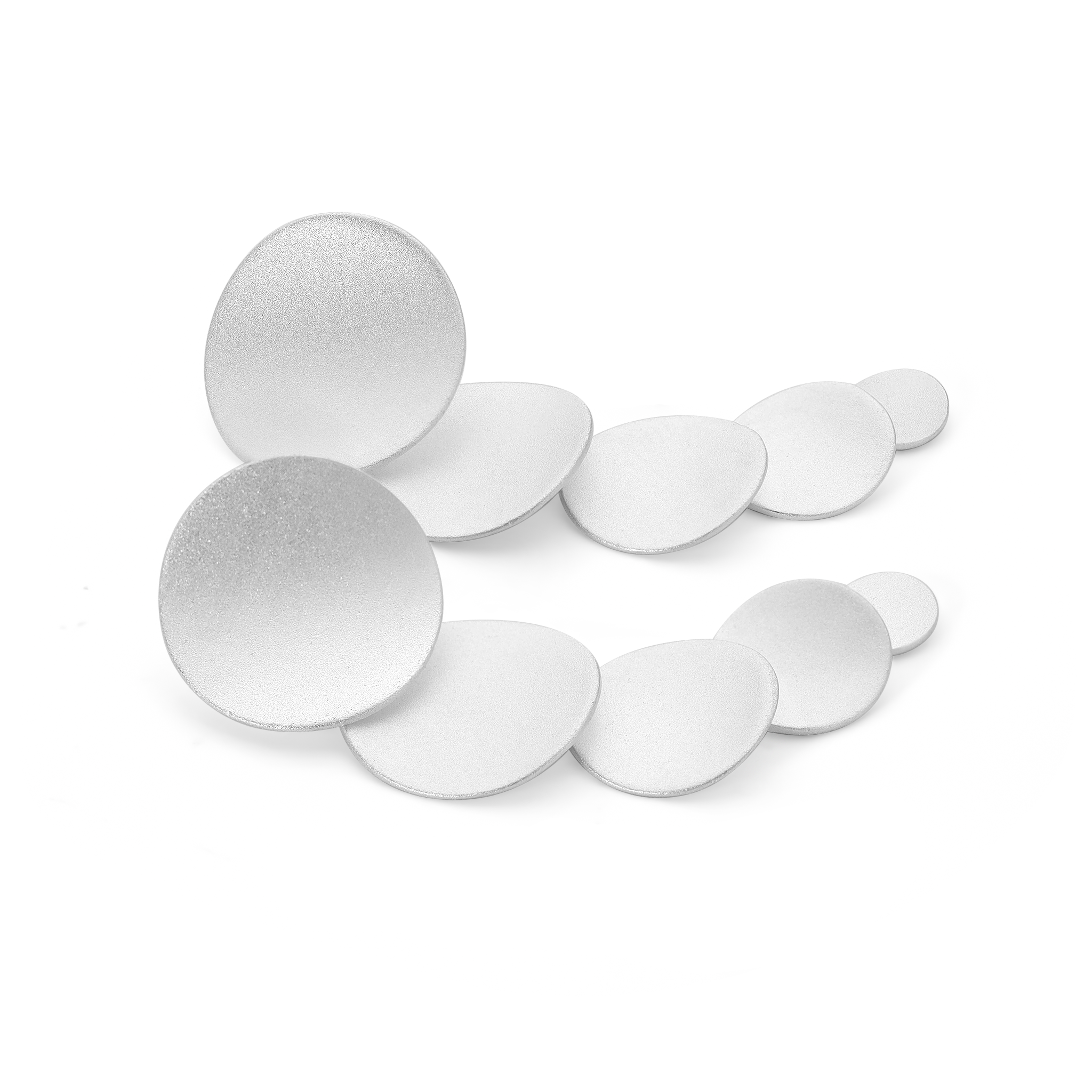 Cascade Silver Drop Earrings