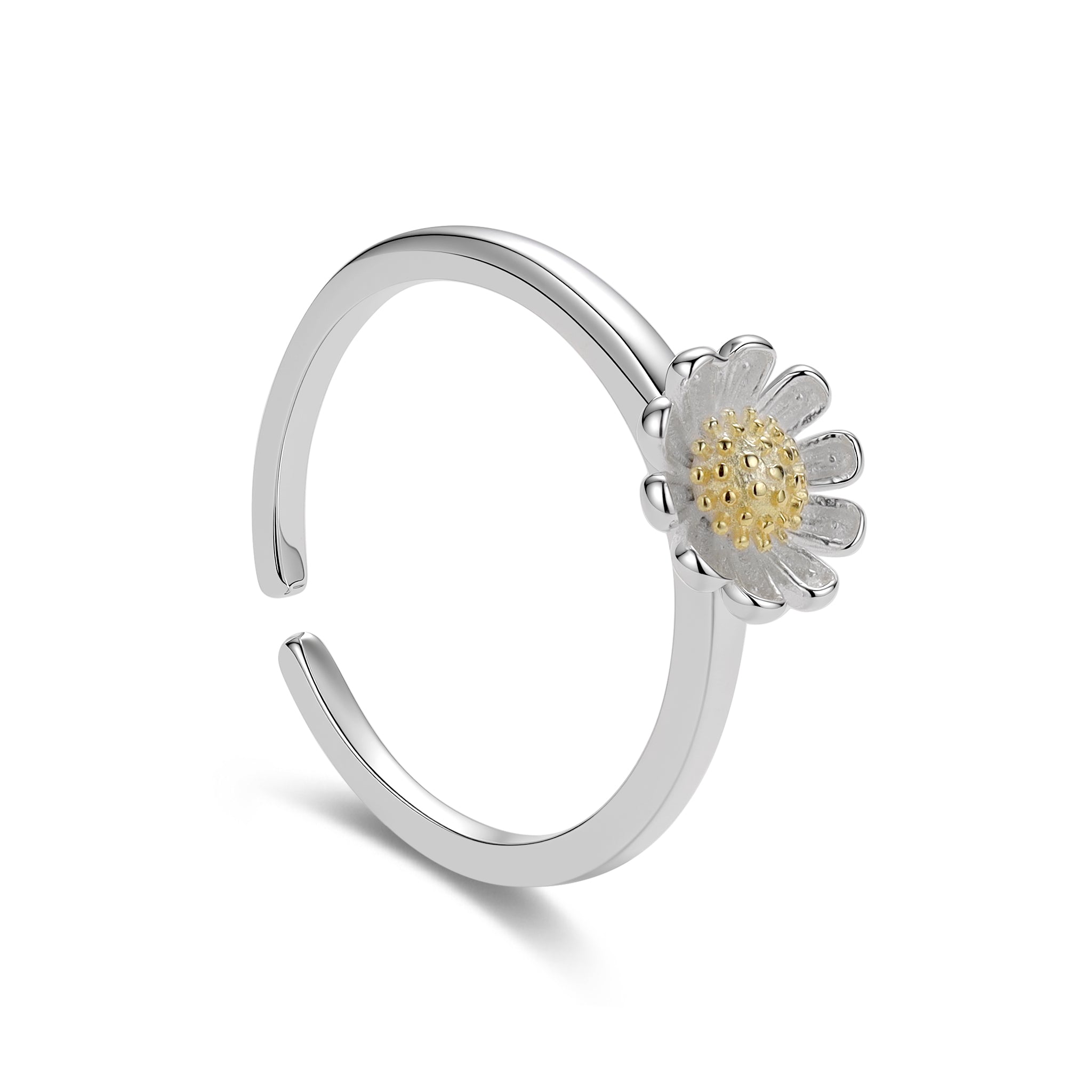 Silver Bloom Sterling Flower Ring