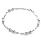 Silver Grove Bone Chain Bracelet