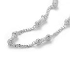 Silver Grove Bone Chain Bracelet