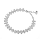 Wildflower Silver Chain Bracelet