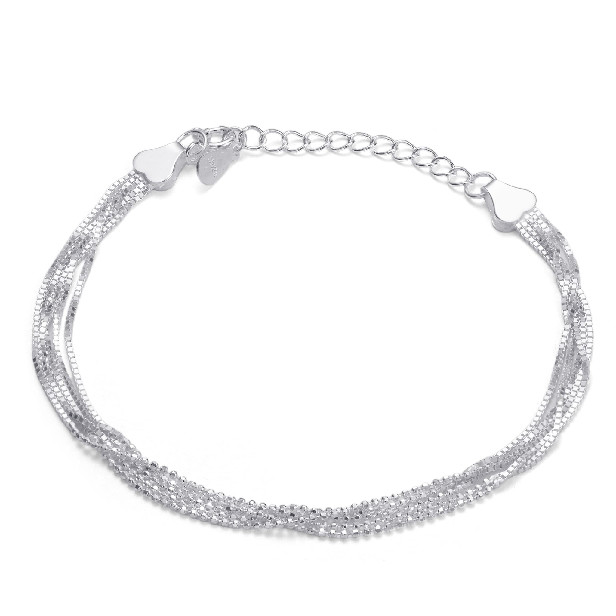 Ethereal Silver Strand Bracelet