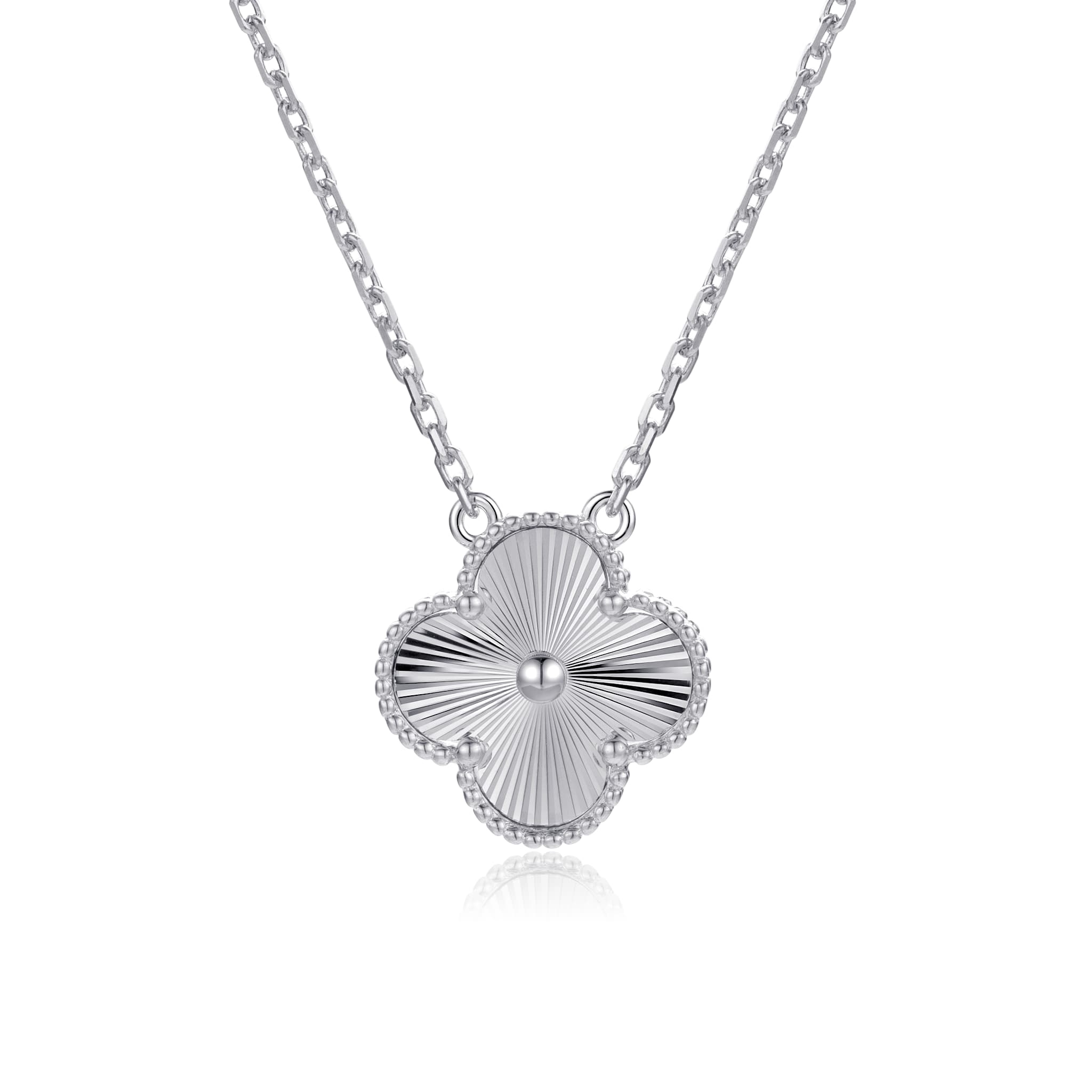 Solara Silver Pendant Necklace
