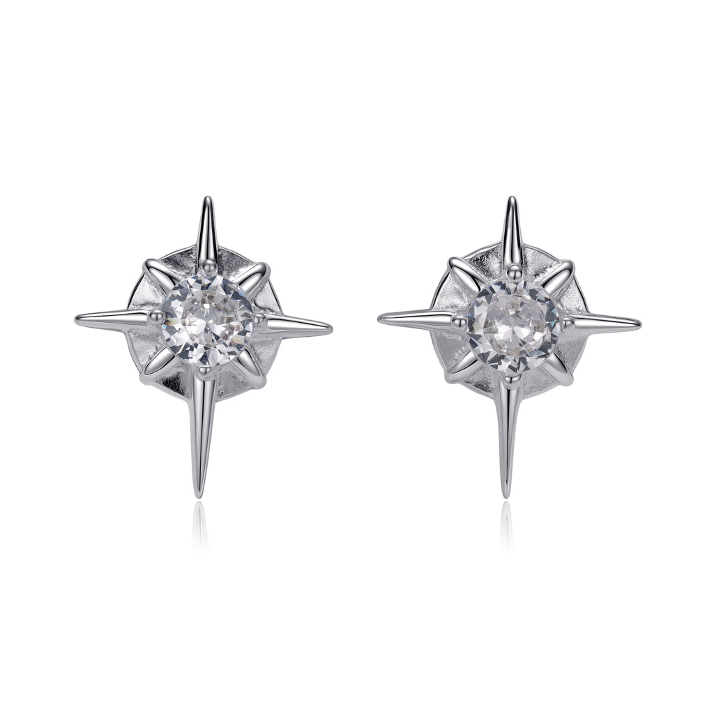 North Star Stud Earrings