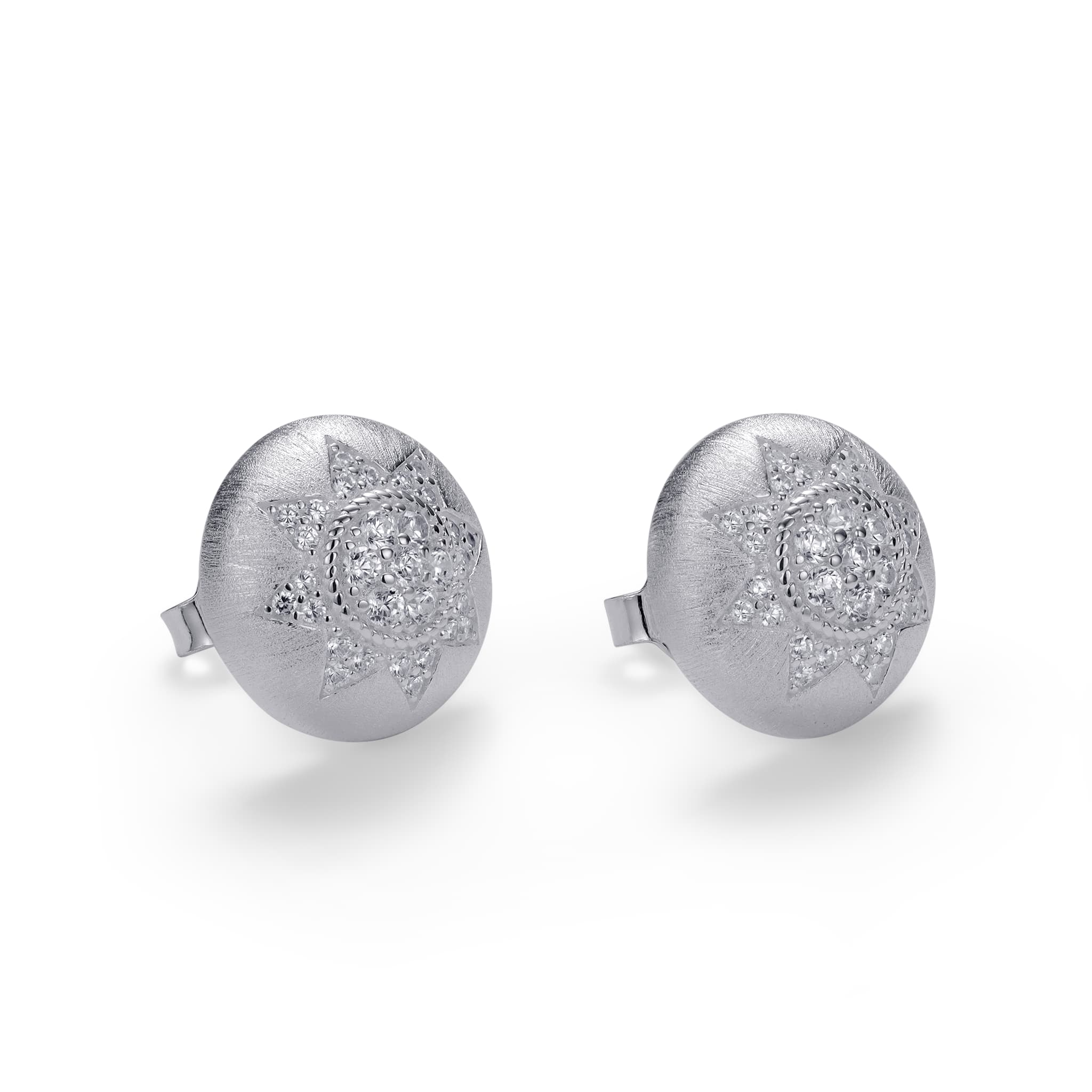 Solace Disc Studs Earrings
