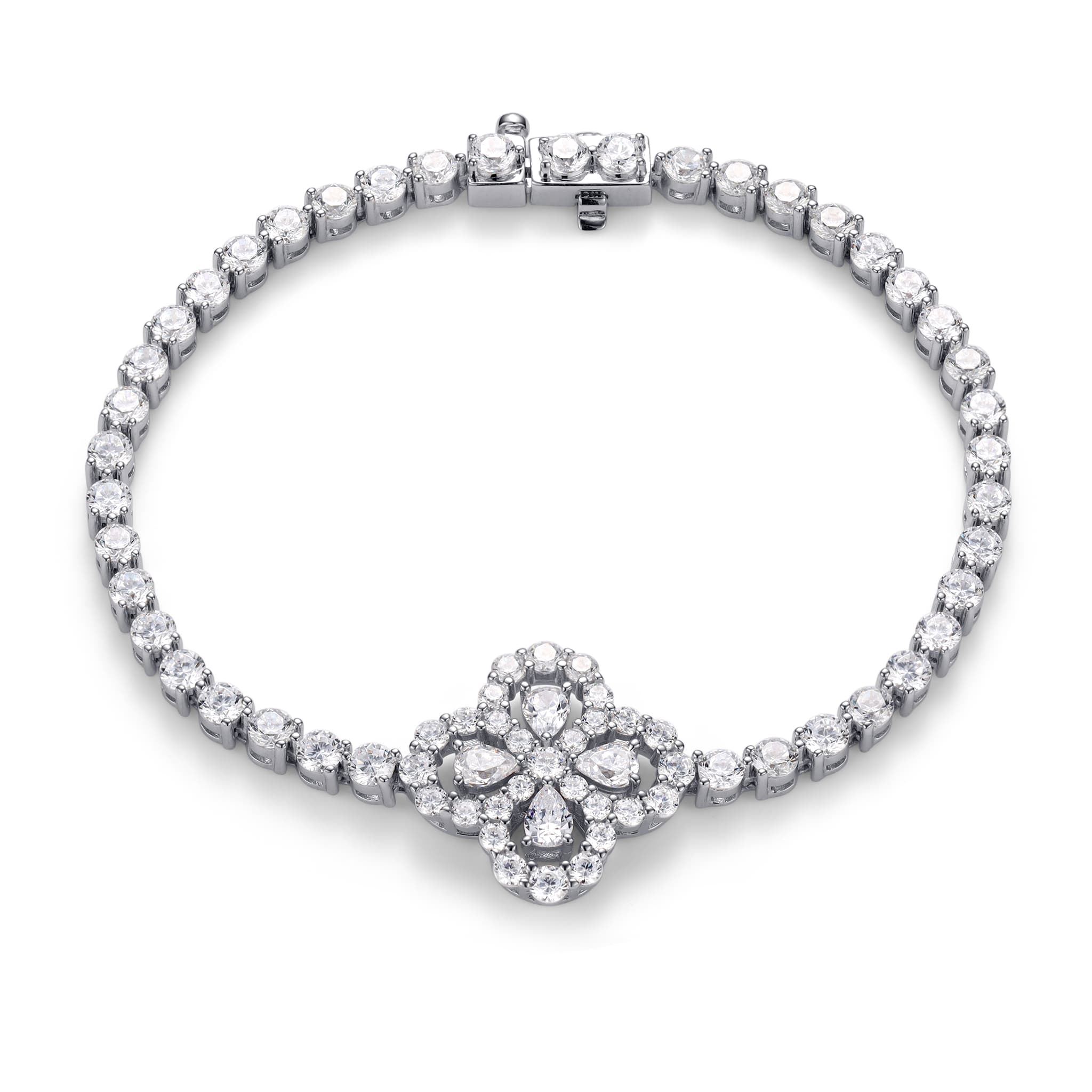 Aeris Silver Tennis Bracelet