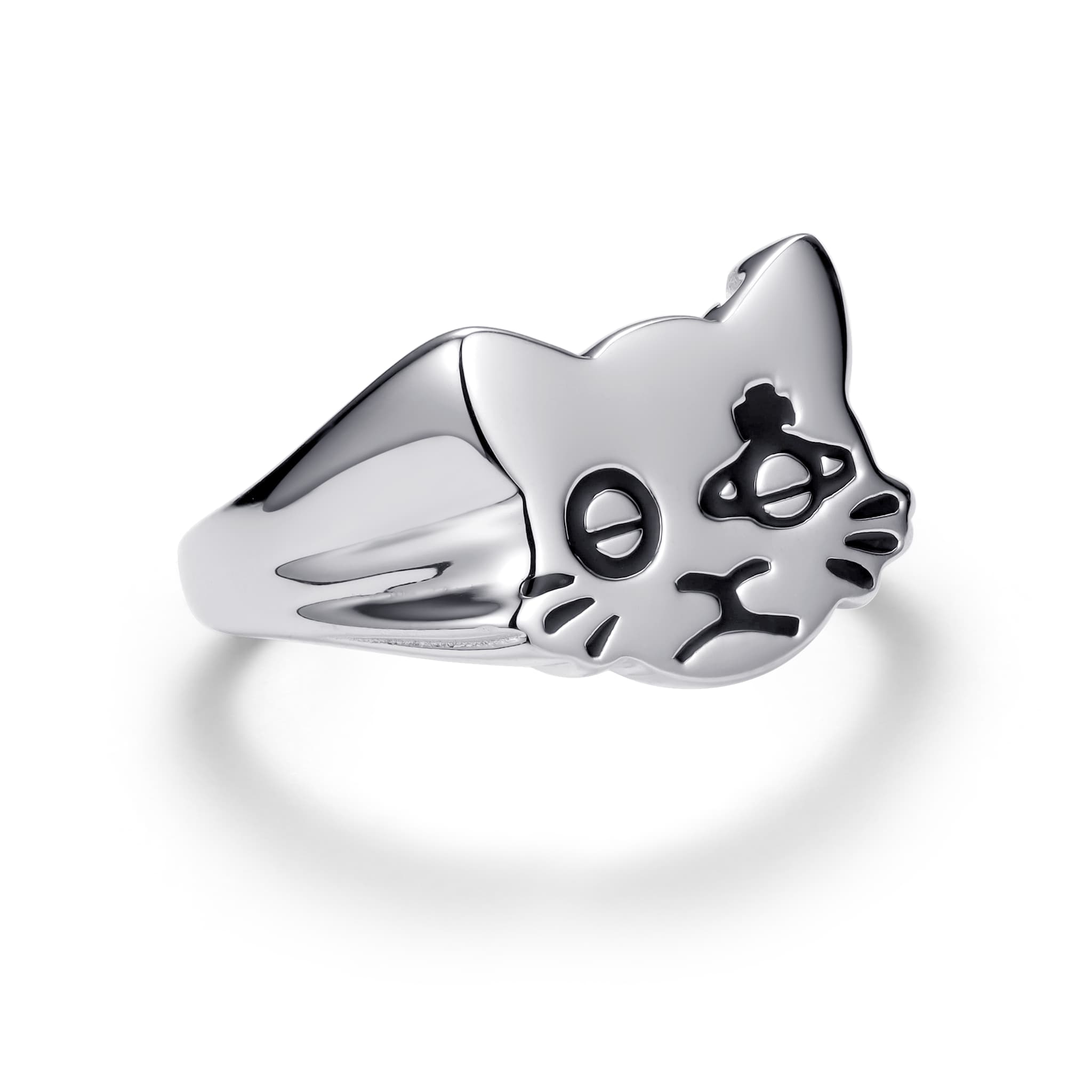 Dreamy Cat Silver Ring