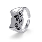 Dreamy Cat Silver Ring