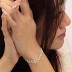 Wildflower Silver Chain Bracelet